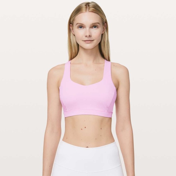 Lululemon Free To Be Serene Bra *C/D cup 🌸 Cherry Blossom Pink - Picture 9 of 10